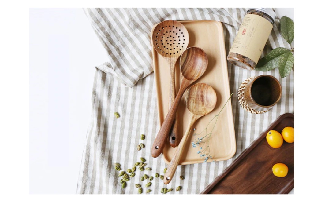 Natural Wood Cooking Spoons