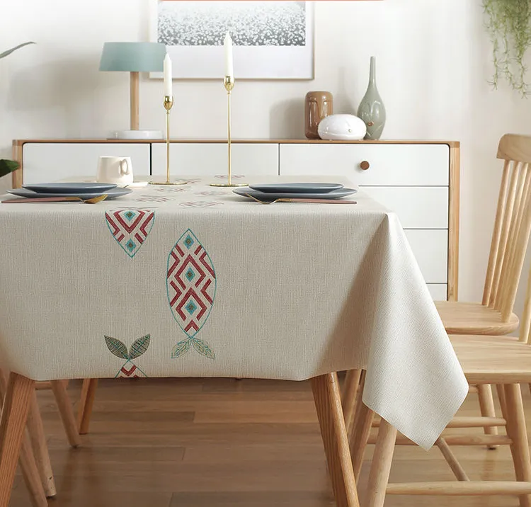 Waterproof PVC Nordic Style Tablecloth
