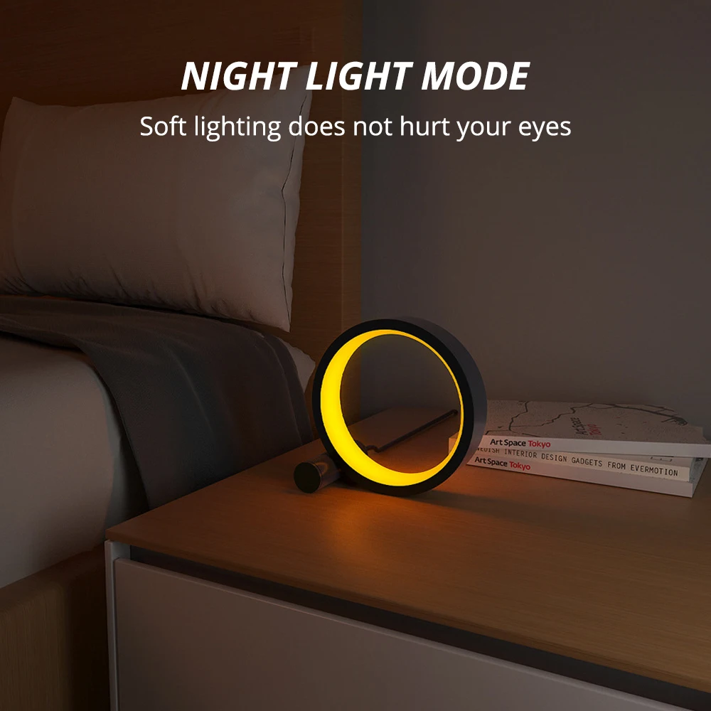 Creative RC Circular LED Night Light