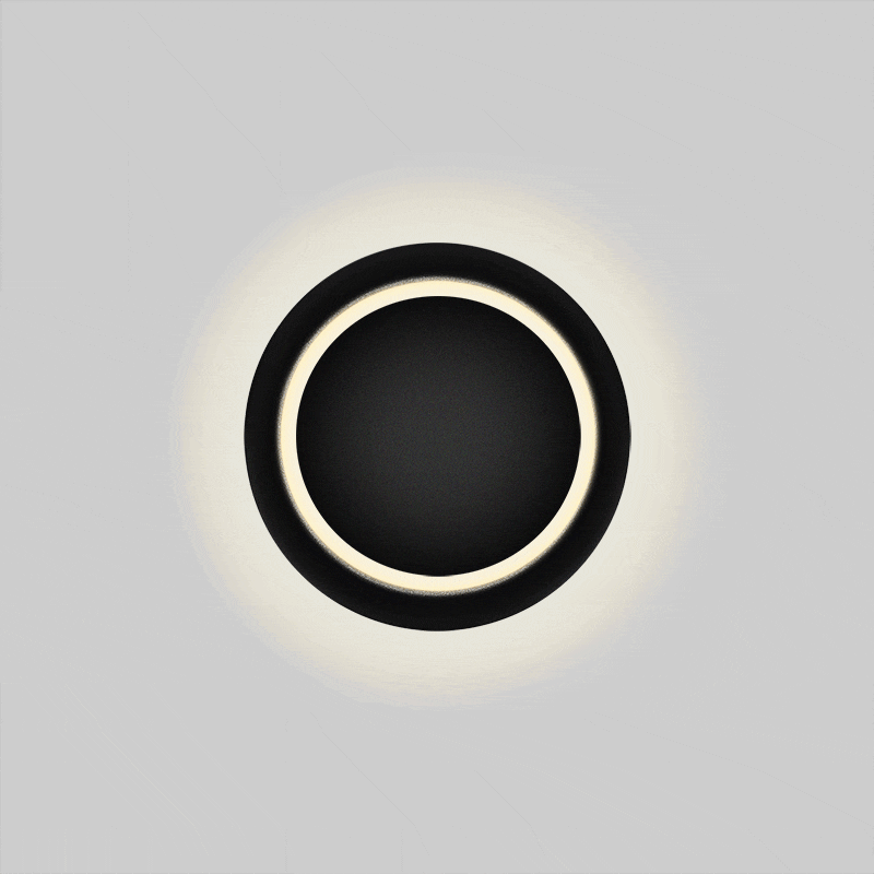 Unique Rotating Design Aluminum Wall Lamp