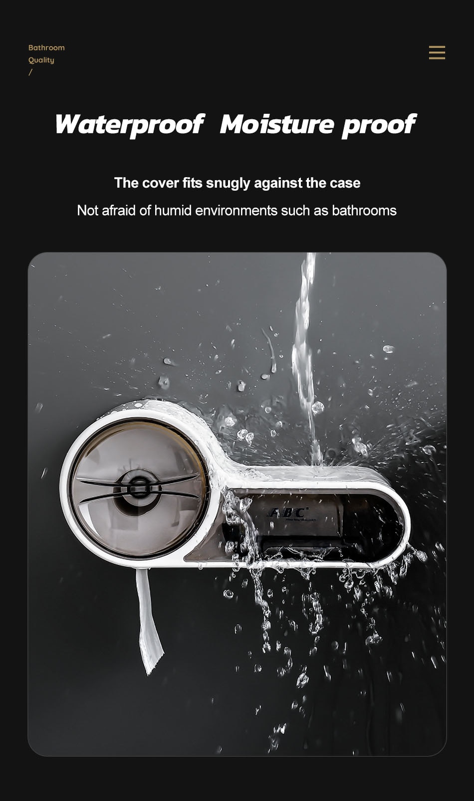 Waterproof Bathroom Organizer